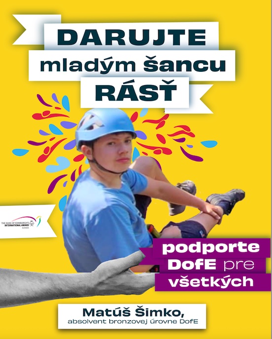 DofE ma naučilo pravidelnosti a vytrvalosti.